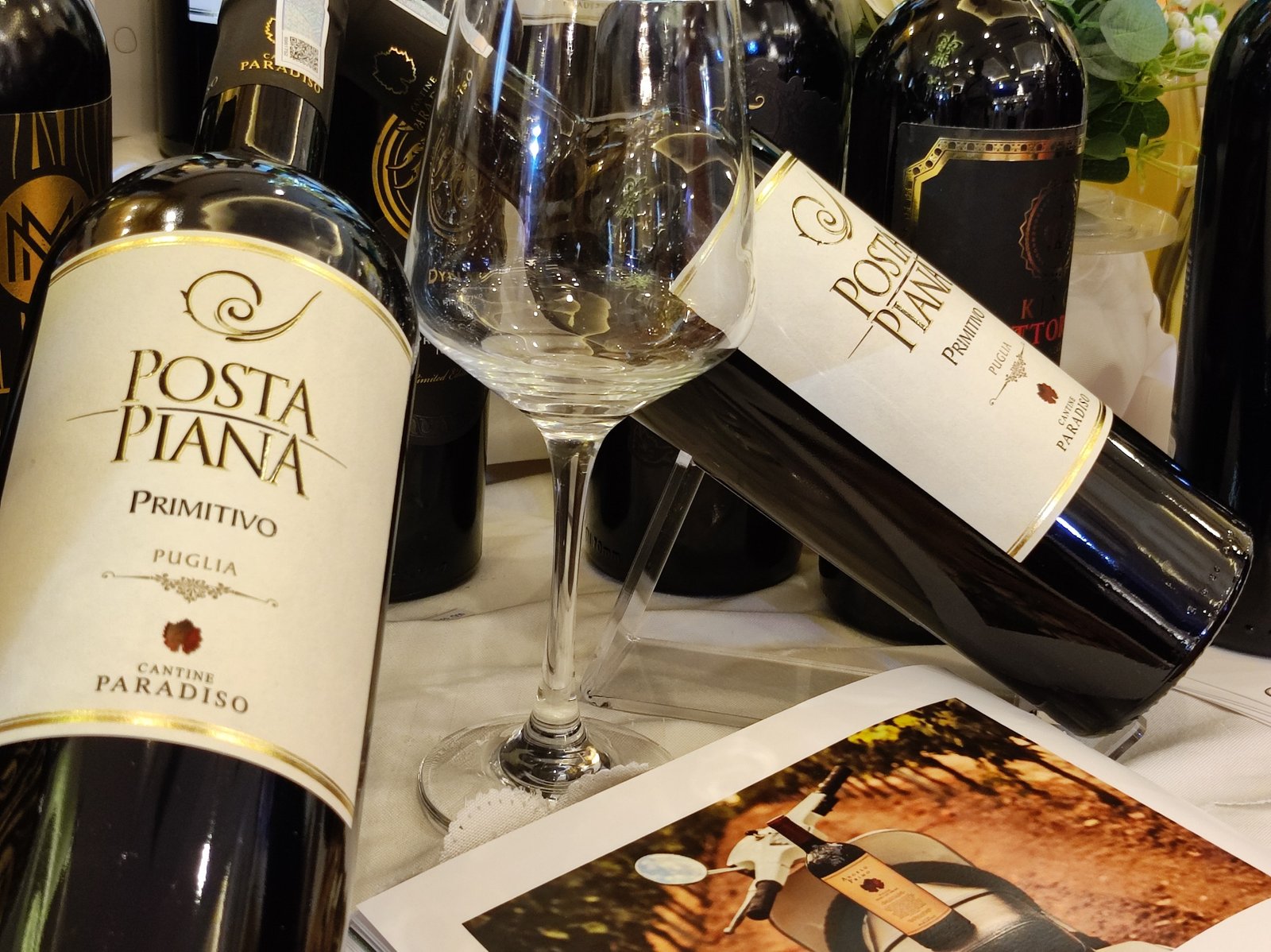 Hộp Quà Rượu Vang 2 Chai Rượu Vang Ý Posta Piana Primitivo – Quà Tặng Sang Trọng, Đậm Chất Ý | Rượu Vang Wine Home Rượu vang Ý Posta Piana Primitivo Cantine Paradiso