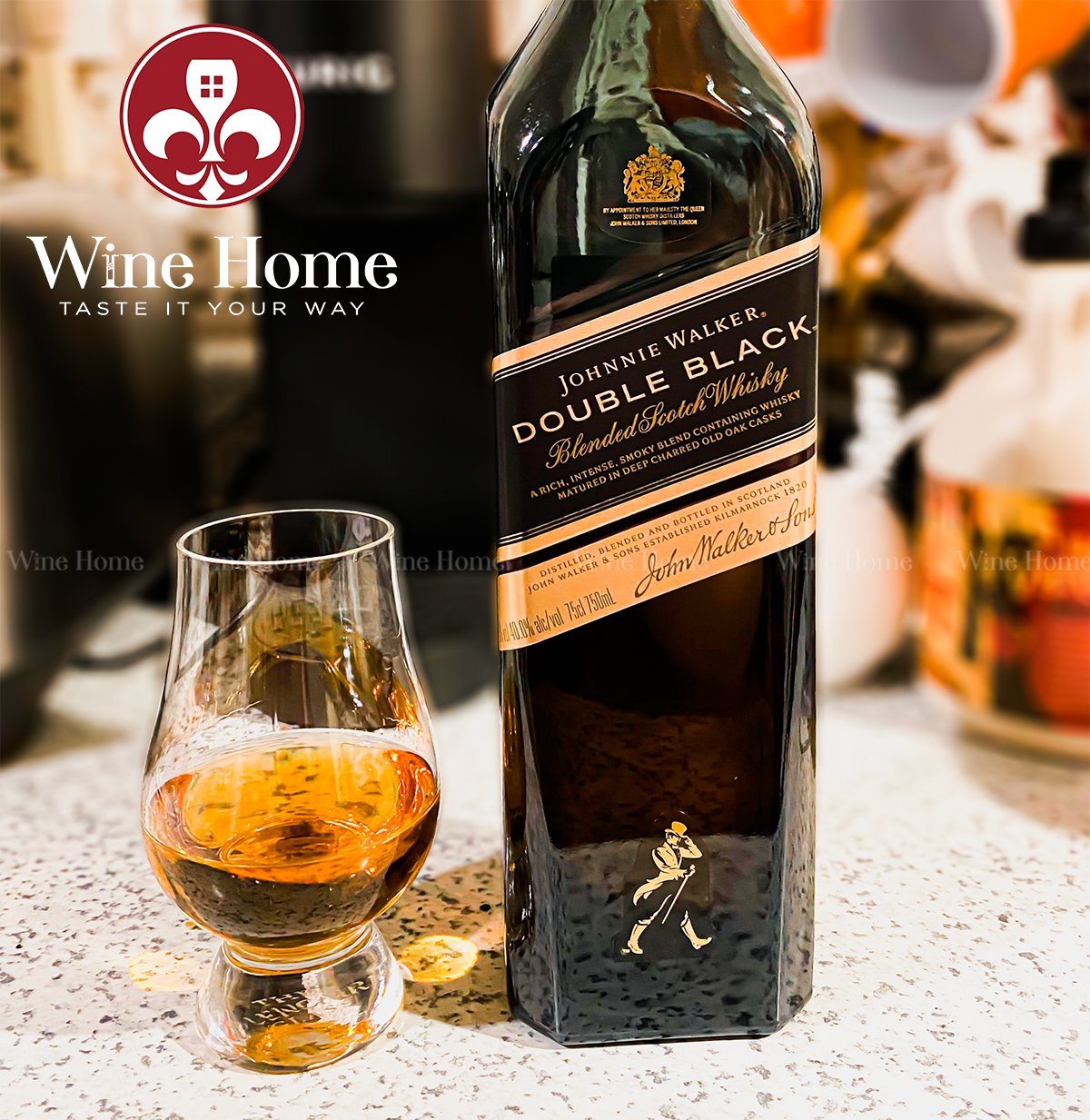 JOHNNIE WALKER DOUBLE BLACK 750ML JOHNNIE WALKER DOUBLE BLACK 750ML