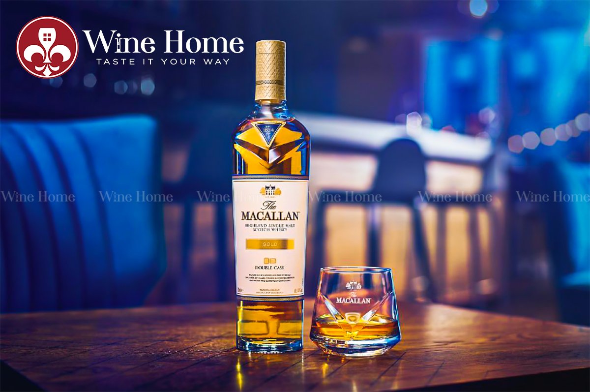 Macallan Gold Double Cask – Whisky Single Malt Mượt Mà, Tinh Tế Cho Người Sành | Wine Home Rượu Vang Nhập Khẩu Rượu Whisky : Macallan Gold Double Cask
