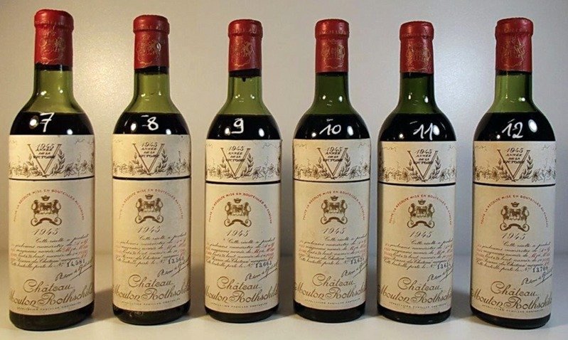Jeroboam of Château Mouton-Rothschild 1945 – 310.000 USD Jeroboam of Château Mouton-Rothschild 1945 – 310.000 USD
