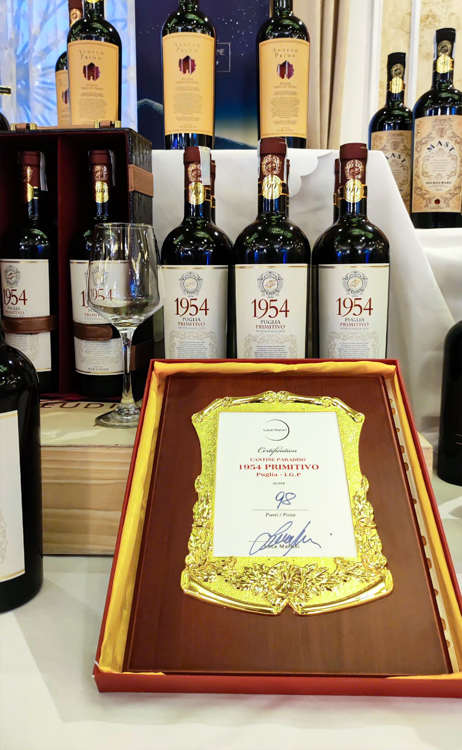 Khám Phá rượu vang Ý 1954 Primitivo – Siêu phẩm 98 điểm từ Cantine Paradiso | Rượu Vang Wine Home 1954 Primitivo