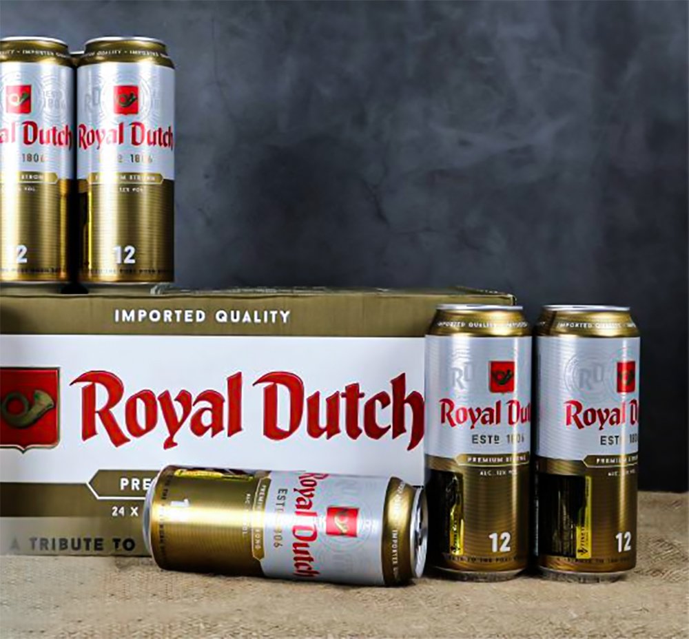 Bia Royal Dutch Premium Strong 12% – Lon 500ml nhập khẩu Hà Lan | Rượu Vang Wine Home Bia Royal Dutch Premium Strong 12%