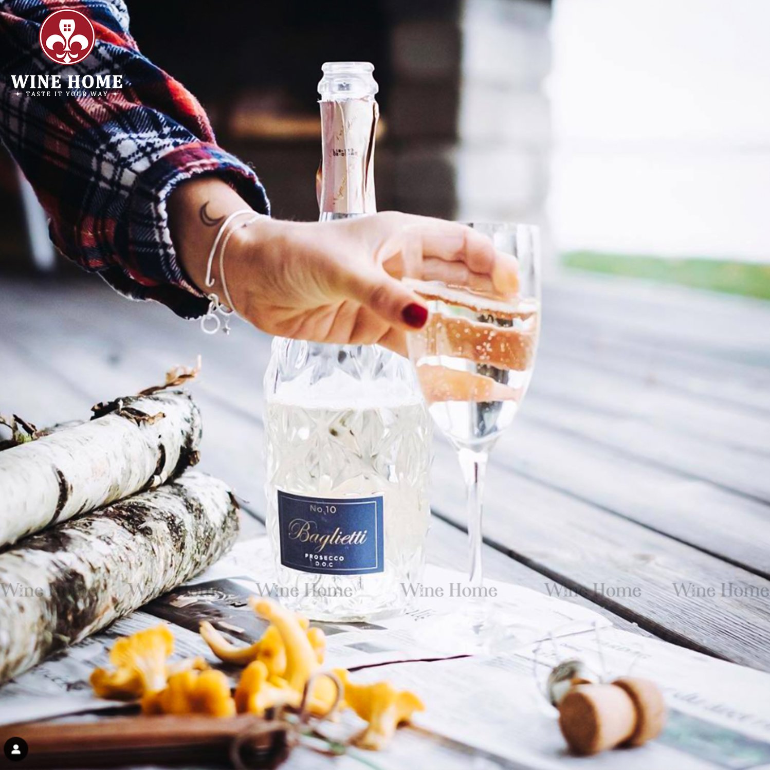 Baglietti No.10 Prosecco Extra Dry – Vang Nổ Ý Tinh Tế Từ Vùng Veneto | Rượu Vang Wine Home Baglietti No.10 Prosecco Extra Dry