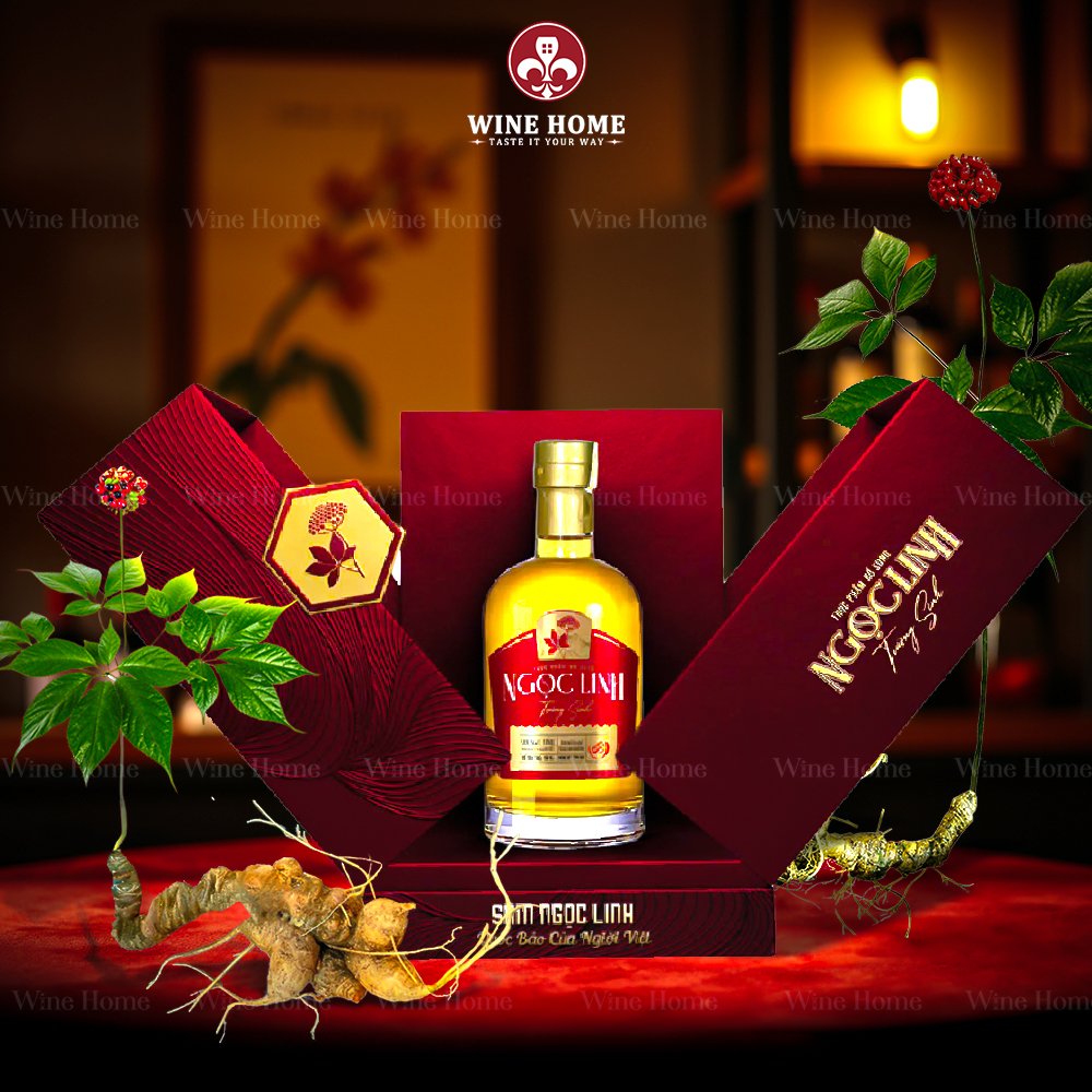 Rượu Sâm Ngọc Linh Trường Sinh Red – Tăng Cường Sức Khỏe, Quà Tặng Cao Cấp | Rượu Vang Wine Home Rượu Sâm Ngọc Linh Trường Sinh Red