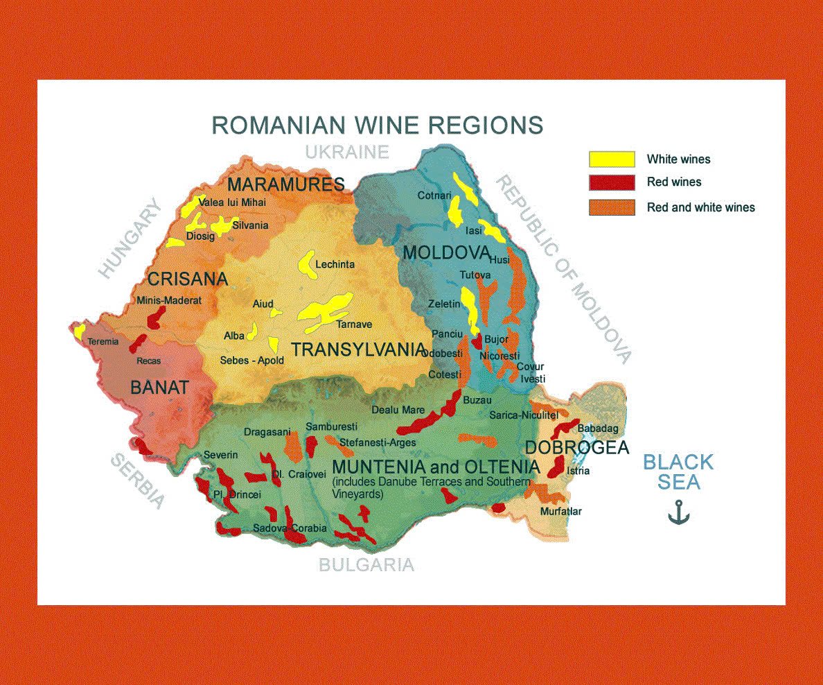 Khám Phá Rượu Vang Romania – Hương vị cổ xưa hồi sinh | Wine Home Rượu Vang Nhập Khẩu Bản đồ Rượu Vang Romania
