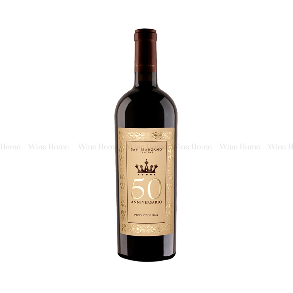 Rượu Vang Ý 50 Anniversario Tượng Đài Primitivo Di Manduria Từ San Marzano | Rượu Vang Wine Home Rượu Vang Ý 50 Anniversario