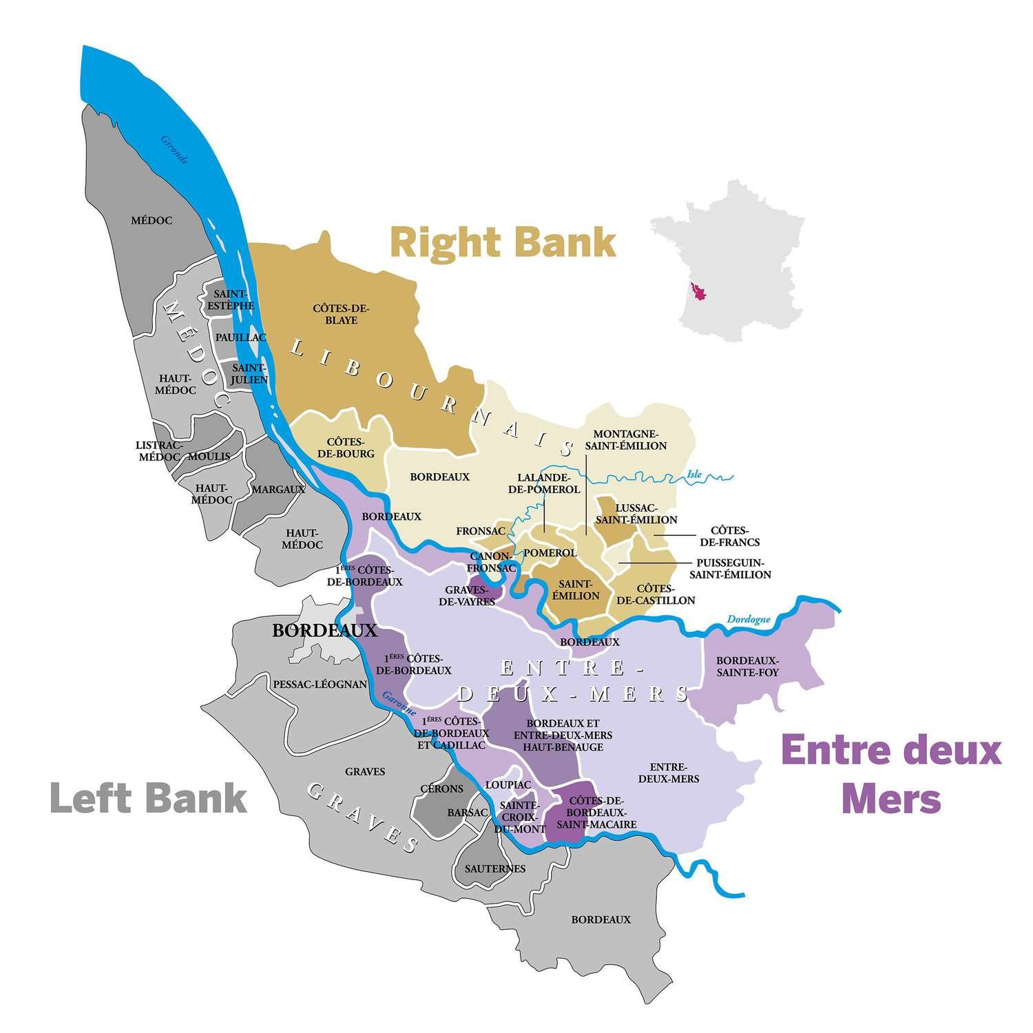 So Sánh Rượu Vang Bờ Trái Và Bờ Phải Bordeaux – Nên Chọn Chai Nào? | Rượu Vang Wine Home So Sánh Rượu Vang Bờ Trái Và Bờ Phải Bordeaux