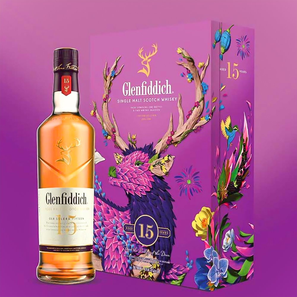 Rượu Whisky Glenfiddich 15 Hộp Quà – Quà Tặng Lịch Lãm Cho Doanh Nhân Và Người Thân | Rượu Vang Wine Home Rượu Whisky Glenfiddich 15 Hộp Quà