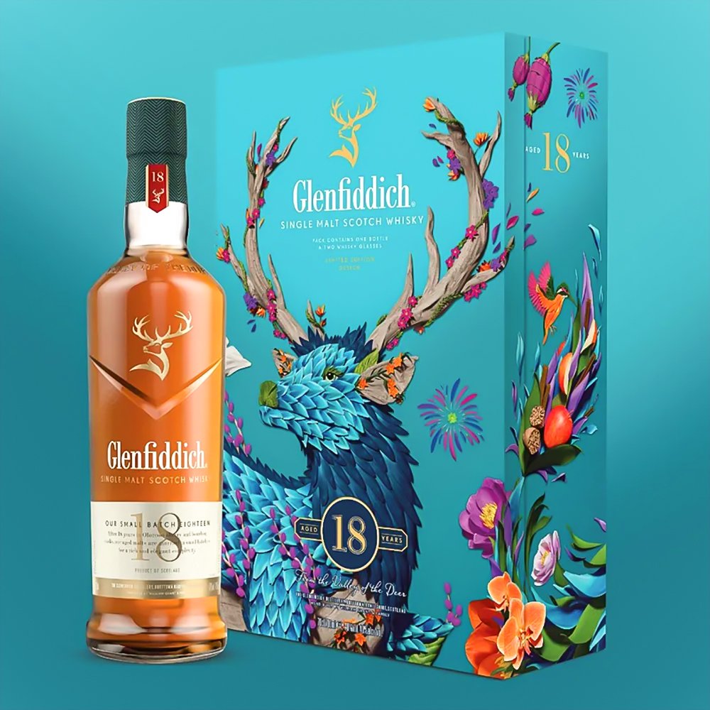 Rượu Whisky Glenfiddich 18 Hộp Quà – Whisky Đẳng Cấp Cho Quà Tặng Doanh Nhân | Rượu Vang Wine Home Rượu Whisky Glenfiddich 18 Hộp Quà