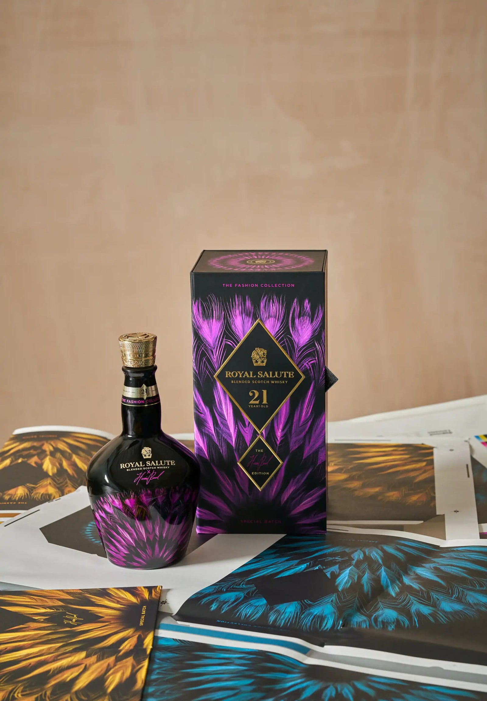Royal Salute 21 Harris Reed Purple – Phiên bản Chivas 21 màu tím quyến rũ dành cho người sành whisky | Rượu Vang Wine Home Royal Salute 21 Harris Reed Purple