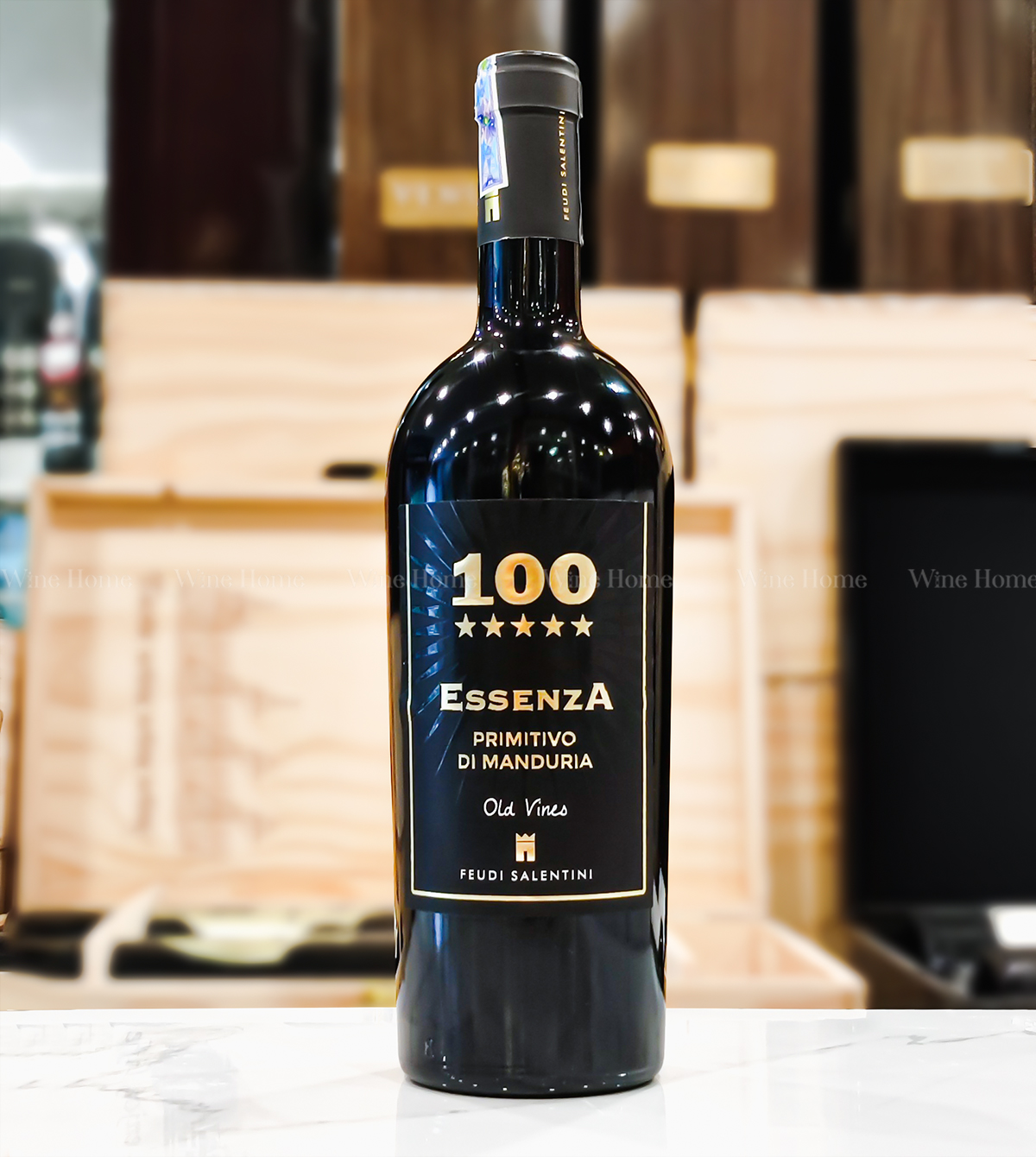 Rượu vang Ý : Essenza 100 Primitivo Manduria 15%