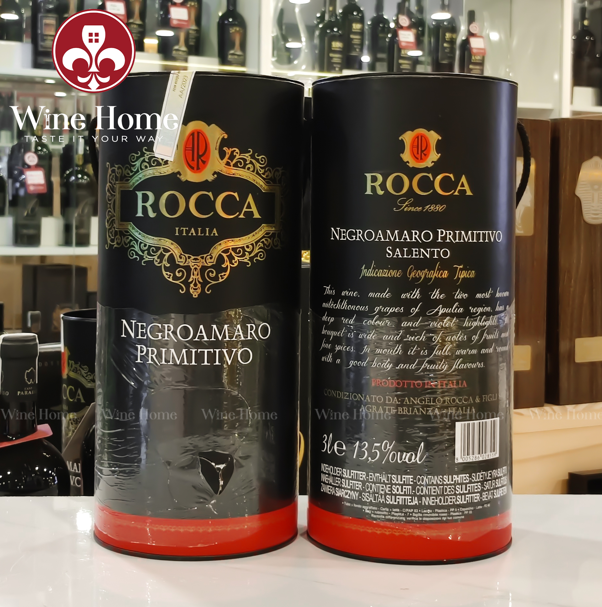 Rượu vang bịch : ROCCA 13,5%