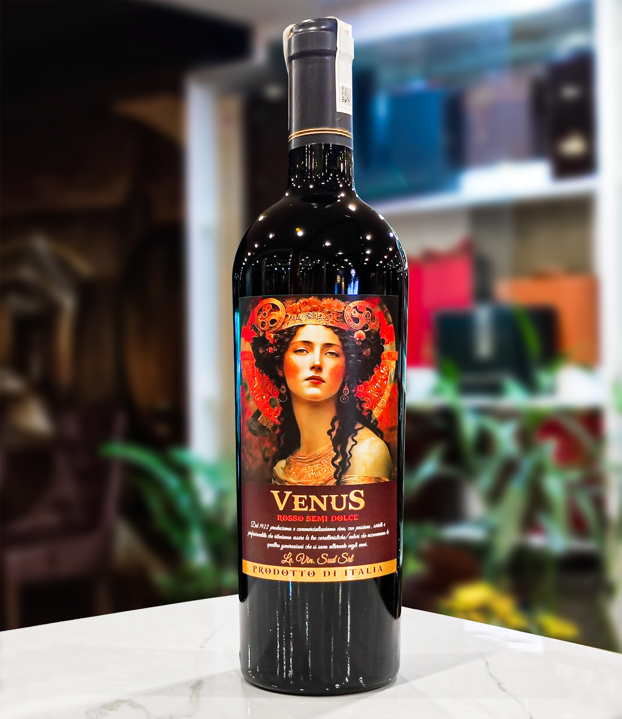 Rượu vang ngọt - Venus Rosso Semi Dolce 10,5%