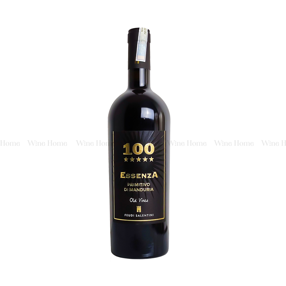 Rượu vang Ý Essenza 100 Primitivo di Manduria 15%