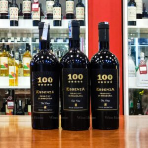 Rượu vang Ý Essenza 100 Primitivo di Manduria – Tuyệt Tác Vang Ý Giới Hạn, Đậm Đà, Sang Trọng | Rượu Vang Wine Home Rượu vang Ý Essenza 100 Primitivo di Manduria