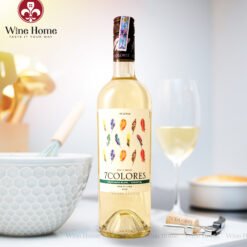7COLORES SAUVIGNON BLANC – TORONTEL | Chai Vang Trắng Chile Tươi Mát Và Đầy Hương Hoa Quyến Rũ | Rượu Vang Wine Home rượu vang trắng 7colores sauvignon blanc - torontel reserva