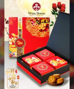 Hộp quà bánh trung thu cao cấp Trăng Vàng Phú Quý 02