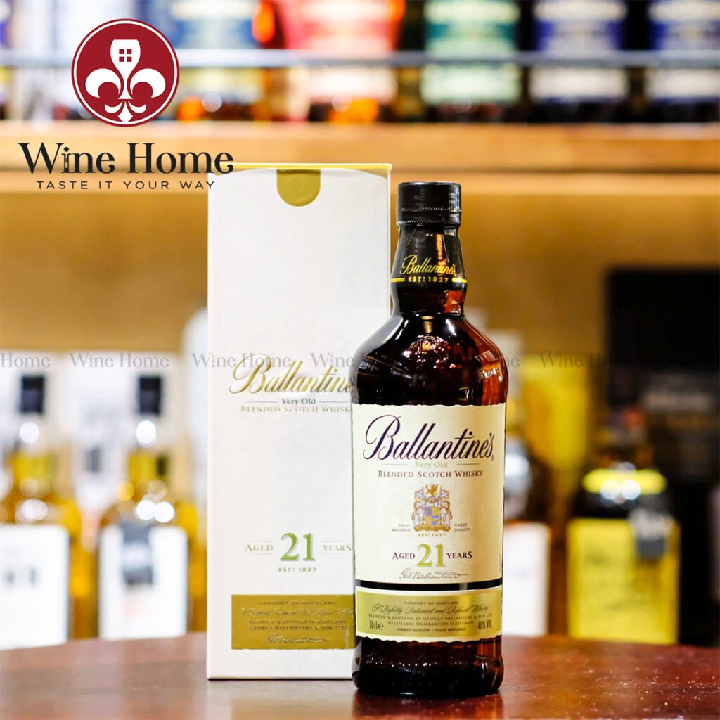 Ballantines 21 Year Old Blended Scotch Whisky – Tinh Hoa Whisky Lâu Năm Đẳng Cấp | Wine Home Rượu Vang Nhập Khẩu Rượu whisky : Ballantines 21 Blended Scotch Whisky