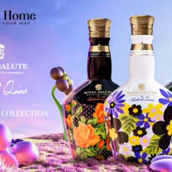 Royal Salute 21 Richard Quinn Edition 2 hoa tím - Siêu Phẩm Whisky Nghệ Thuật, Quà Tặng Đẳng Cấp | Rượu Vang Wine Home royal salute 21 richard quinn 2
