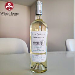 Rượu Vang Trắng Les Portes De Bordeaux Sauvignon Blanc Tươi Mát Chuẩn Pháp | Rượu Vang Wine Home Rượu Vang Trắng Les Portes De Bordeaux Sauvignon Blanc