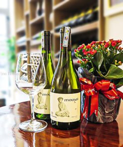 rượu vang trắng mousai chardonnay