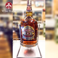 Chivas Regal 12 3000ml Kèm Kệ Đỡ – Siêu Phẩm Whisky Trưng Bày Đẳng Cấp | Rượu Vang Wine Home chivas 12 3lit