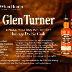 GlenTurner Heritage Double Cask – Siêu Phẩm Whisky Đa Tầng Vị | Rượu Vang Wine Home glen turner heritage double cask