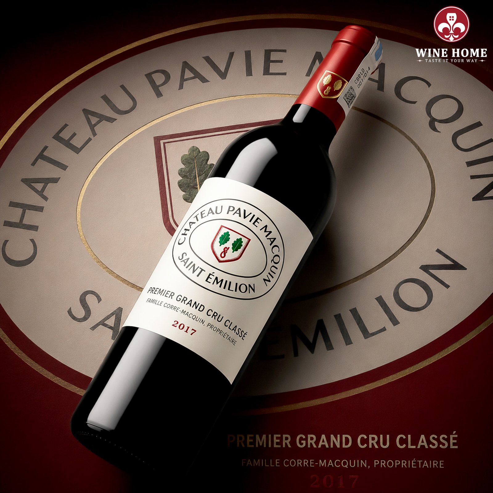 Château Pavie Macquin Premier Grand Cru Classé 2017 – Tuyệt Tác Saint-Émilion Đẳng Cấp Bordeaux | Rượu Vang Wine Home Château Pavie Macquin Premier Grand Cru Classé 2017 – Biểu Tượng Thanh Lịch Của Saint-Émilion