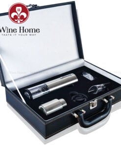 Bộ mở vang điện hộp da 5 món