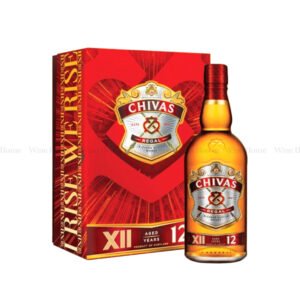 Rượu Whisky : Chivas Regal 12 hộp quà đỏ
