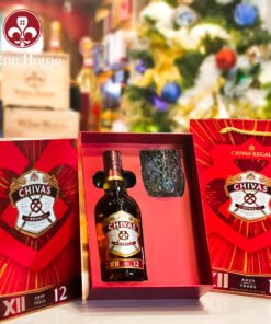 Rượu Whisky : Chivas Regal 12 hộp quà đỏ