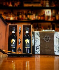 Hộp quà rượu vang 2 chai rượu vang Ý Victory Primitivo Salento