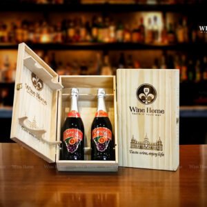 Hộp quà rượu vang 2 chai rượu vang ngọt không cồn Dolce Vita