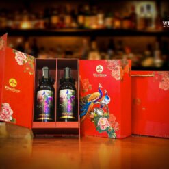 Hộp Quà Rượu Vang 2 Chai Rượu Vang Ý Phoenix Negroamaro Sangiovese – Quà Tặng Sành Điệu | Rượu Vang Wine Home Hộp quà rượu vang 2 chai rượu vang Ý Phoenix Negroamaro Sangiovese