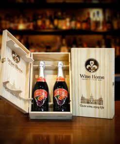 Hộp quà rượu vang 2 chai rượu vang ngọt không cồn Dolce Vita