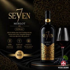 Rượu Vang Ý Seven7 Merlot – Vị Vang Mềm Mại, Quyến Rũ Đến Từ Vùng Puglia | Rượu Vang Wine Home Rượu Vang Ý Seven7 Merlot – Vị Vang Mềm Mại, Quyến Rũ Đến Từ Vùng Puglia