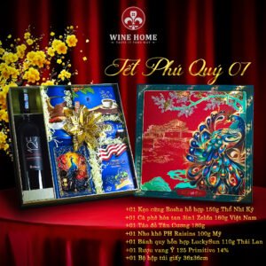 Hộp quà tết cao cấp 2025 Tết Phú Quý