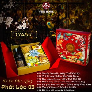 Hộp quà tết cao cấp 2025 Xuân Phú Quý Phát Lộc 03