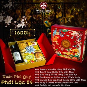 Hộp quà tết cao cấp 2025 Xuân Phú Quý Phát Lộc 04