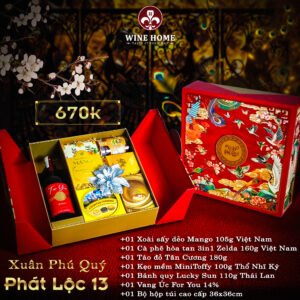 Hộp quà tết cao cấp 2025 Xuân Phú Quý Phát Lộc 13