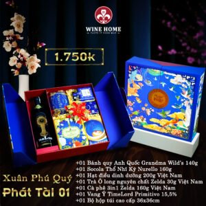 Hộp quà tết cao cấp 2025 Xuân Phú Quý Phát Tài 01