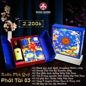 Hộp quà tết cao cấp 2025 Xuân Phú Quý Phát Tài 03