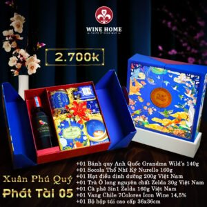 Hộp quà tết cao cấp 2025 Xuân Phú Quý Phát Tài 05