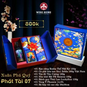 Hộp quà tết cao cấp 2025 Xuân Phú Quý Phát Tài 07