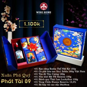 Hộp quà tết cao cấp 2025 Xuân Phú Quý Phát Tài 09