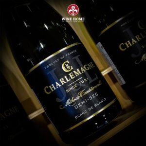 Rượu Sparkling Charlemagne Demi Sec Blanc De Blancs – Sủi Bọt Tinh Tế, Hương Vị Ngọt Dịu Cuốn Hút | Rượu Vang Wine Home Rượu Sparkling Charlemagne Demi Sec Blanc De Blancs