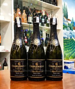 Rượu Sparkling Charlemagne Demi Sec Blanc De Blancs