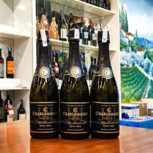 Rượu Sparkling Charlemagne Demi Sec Blanc De Blancs – Sủi Bọt Tinh Tế, Hương Vị Ngọt Dịu Cuốn Hút | Rượu Vang Wine Home Rượu Sparkling Charlemagne Demi Sec Blanc De Blancs