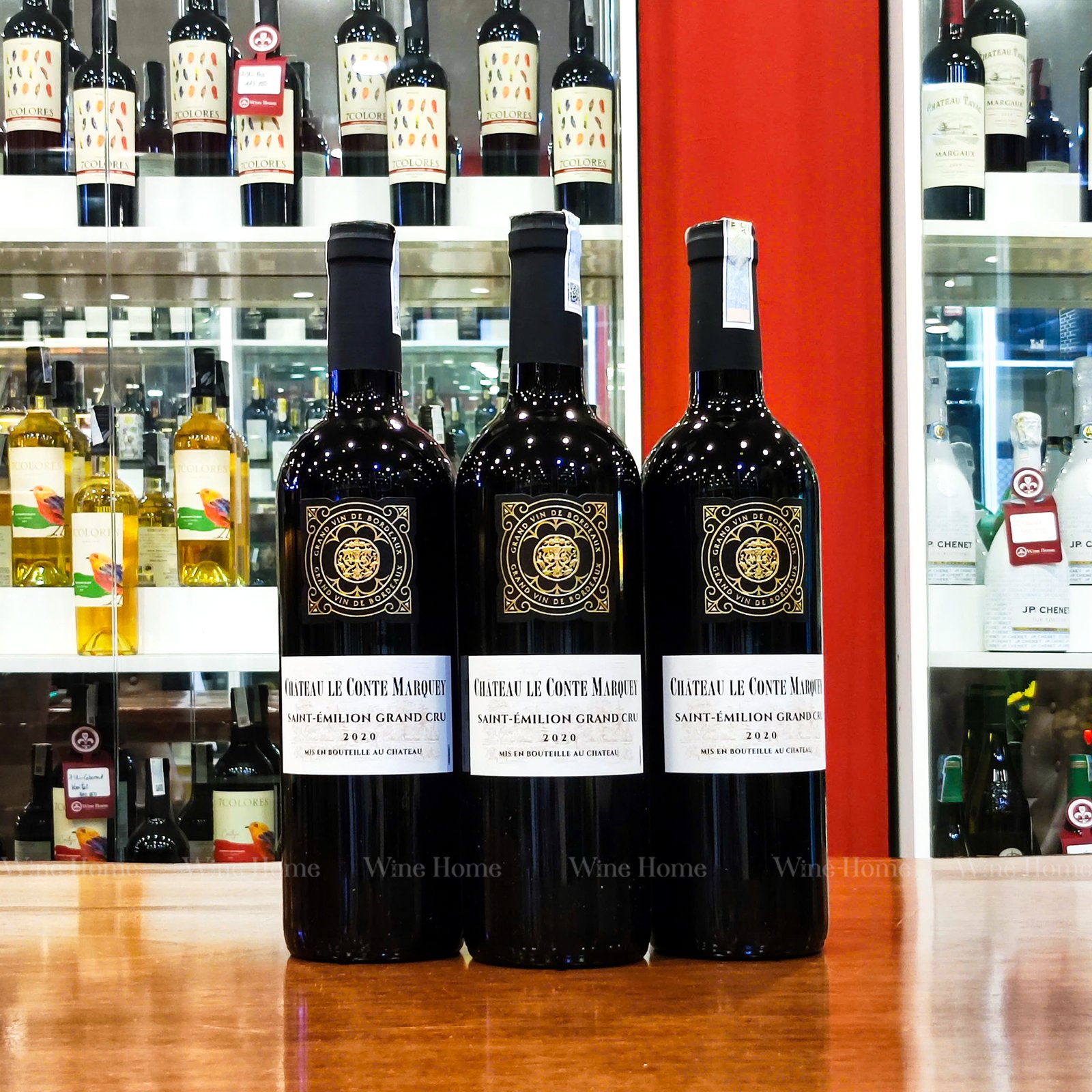 Rượu vang Pháp Chateau Le Conte Marquey Saint Emilion 2020 Rượu vang Pháp Chateau Le Conte Marquey Saint Emilion 2020