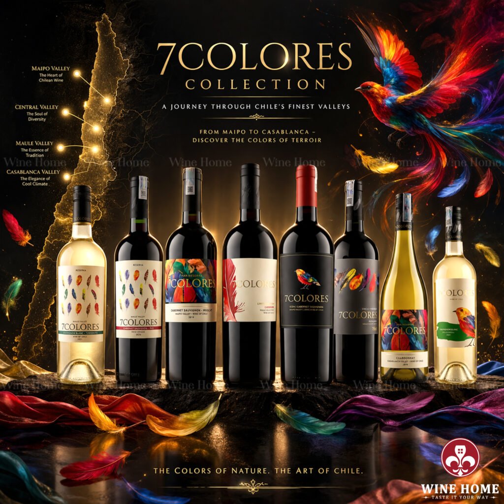 Khám Phá Thương Hiệu 7Colores – Sự Sáng Tạo Mang Hương Vị Tự Do | Rượu Vang Wine Home Khám Phá Thương Hiệu 7Colores